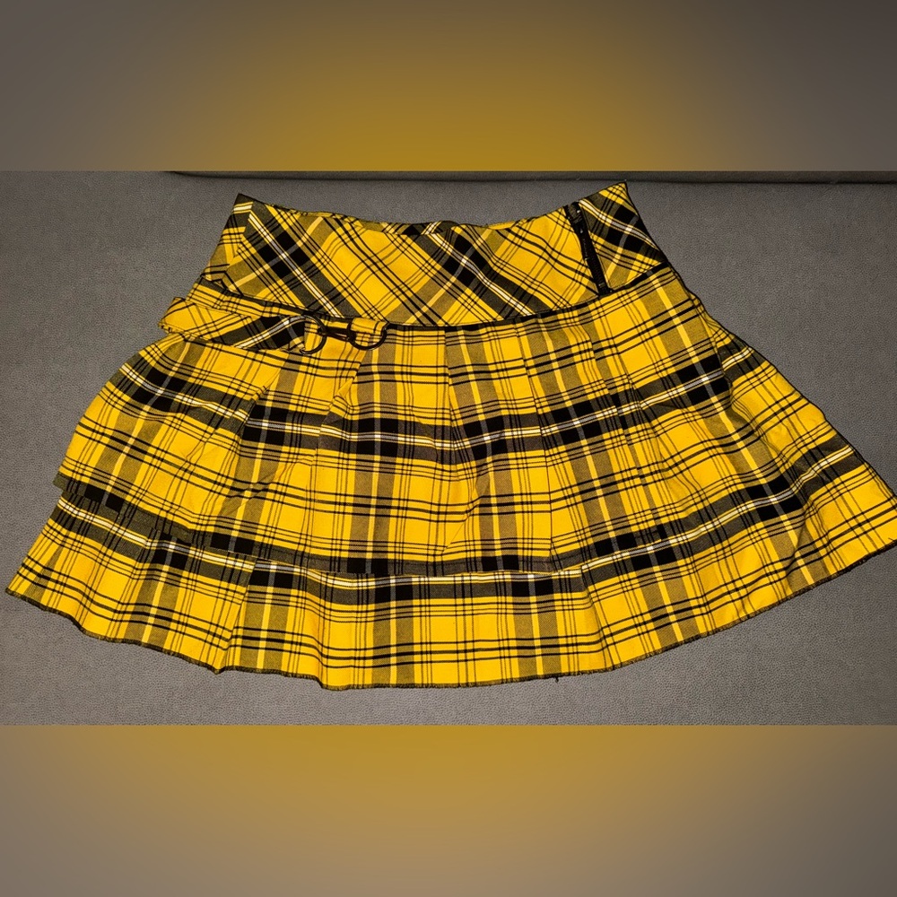 Ideology plaid pleated skirt (size 6)